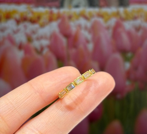 18k gelbgold baguette - 18k, baguette-form