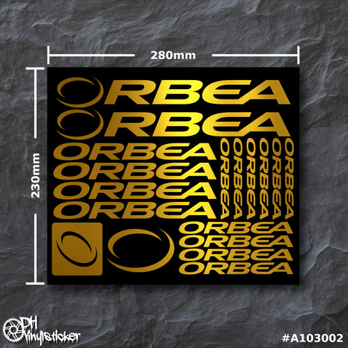 Orbea stickersatz gold - gold, |