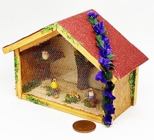 Puppenhaus Stained Holz Voliere Mit Vögel 1:12 Maßstab Tumdee Gartenzubehör 1S