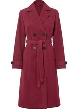 Winter-Trenchcoat in Wolloptik