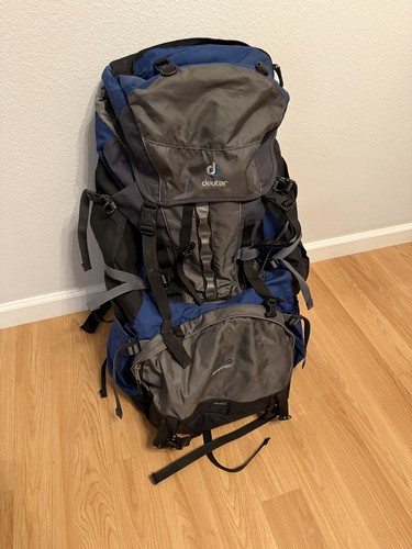 Deuter aircontact blue - aircontact, 75+10