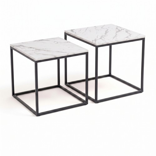 Couchtisch 2er set - 2er, quadratisch