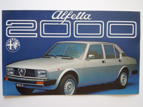 Alfa romeo prospekt 1977 - prospekt,