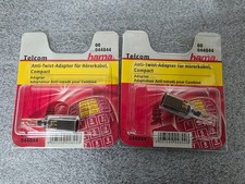 2 Stück Hama 00 044844 Telcom  Anti Twist Adapter