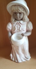Alice Steinfigur, Rosa-beige, 35 cm, kleine Macke hinten