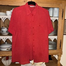 Damen hemd kurzarm rot 44 - rot,