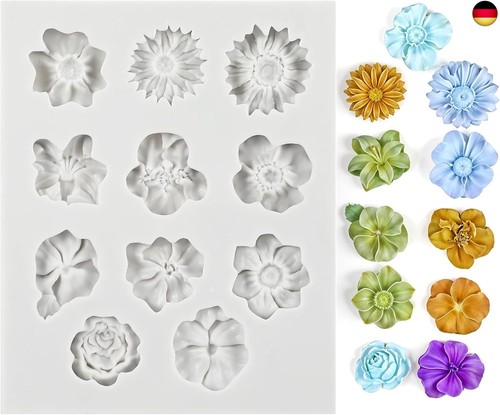 Silikonform blumen 3d - silikonform,