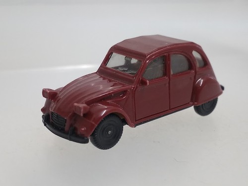 Citroen 2cv6 rotbraun - rotbraun, 1:87