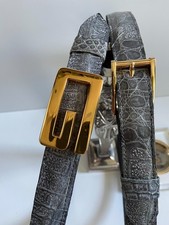 Krokodilleder Gürtel 3 cm in
