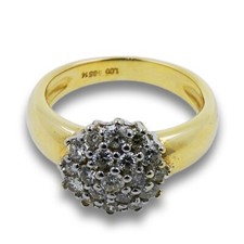 Diamant Ring 585 Gold 14 Kt