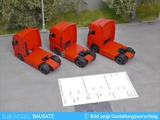 1:87 EM622 3x Bausatz Chassis Verkleidung Auflage passend für Scania MAN Iveco