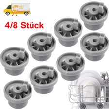 4/8x Korbrollen Unterkorb Rad Für Bosch Siemens Neff Spülmaschine Geschirrspüler