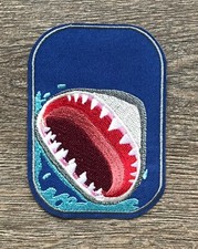 Der weiße Hai PATCH Aufnäher Bügelbild Jaws Meer See Killer