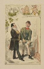 T. HOSEMANN (1807-1875), zu A. Brennglas: Berliner Volksleben,  1847, Lith.