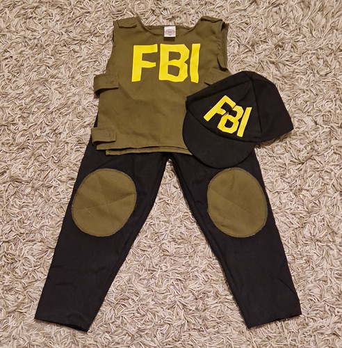 Jungen fbi komplett kostüm - jungen,