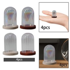 Glas Cloche Dome Blumen Deckel