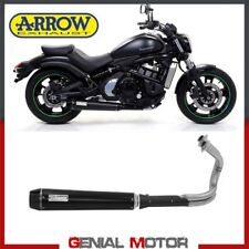 Komplett Auspuff Arrow Rebel Stahl Schwarz Kawasaki Vulcan S 650 2017 > 2020