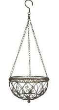 D 25cm Vintage Blumenampel Blumentopf Hängeampel Metall Antik 330843-025-712