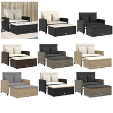 Poly Rattan 2-Sitzer