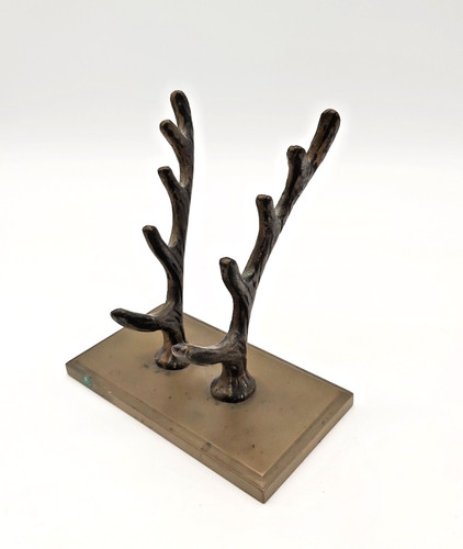 Messingfigur hirschgeweih - messingfigur,