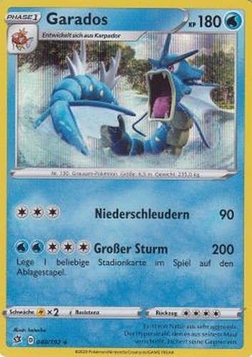 Garados 040 192 holo - 040/192, pokemon