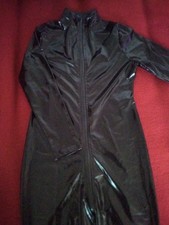 Damen wetlook pvc body - body, xxl