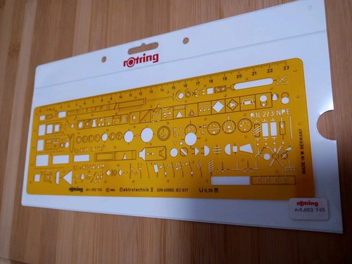 Rotring zeichenschablone - zeichenschablone, nr