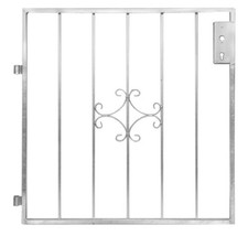 Gartentor Metalltor feuerverzinkt Saturn Rechtecktor Gartenpforte 960x950 mm