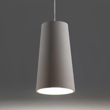 Pendelleuchte Nalu mit Schirm aus Keramik Pendellampe Lampe Leuchte Spot Licht