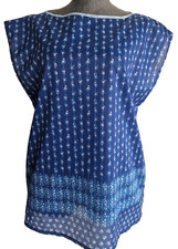 Nylon Dederon kittel Vintage Apron  Gr.164  70er Jahre Schlupfkittel/kleid