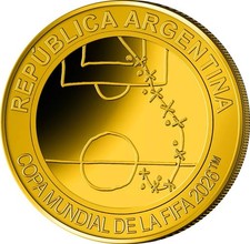 Argentina 25 Pesos 2025 GOLD