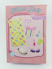 Deluxe Puppenkleidung 36 cm Puppen Bade Outfit – Badeanzug Strandtuch Sandspi...