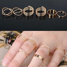 6 Ringe im Set