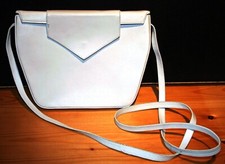 Schultertasche weiß Patterson Leder Handtasche Damen Tasche