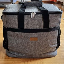 Kühltasche 40L faltbar Kühlbox Isoliertasche Thermotasche grau NEUWERTIG