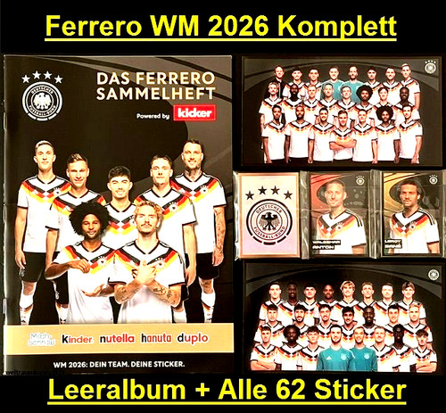 Ferrero panini 2026 album - ferrero, +