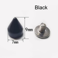 Farben Nieten Killernieten Pyramiden Kegelnieten Gothic Punk Rock 7mm*9mm