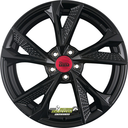 Mam rs6 black painted 8x18 - rs6,