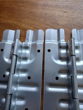 2 Stck Scharniere inkl. Stifte und Schrauben für Palettenaufsatzrahmen