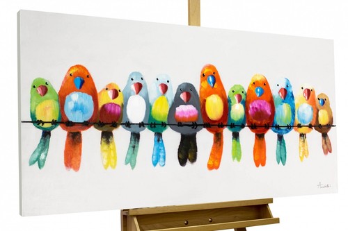 Acryl gemälde freunde - acryl,
