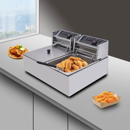12l doppelfritteuse friteuse - 12l,