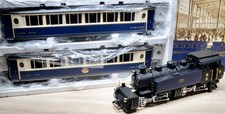 LGB 70685 Zug-Set Orient Express Mallet-Dampflok, 2 Pullmann Wagen / Sound Neuw