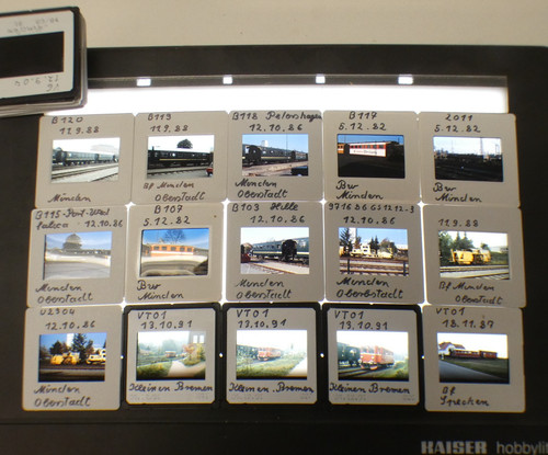 Slides locomotives - slides, of