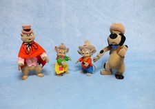 Feivel der Mauswanderer 4 Figuren Simba Bärenwald Katze Tanya Feivel Hund SELTEN