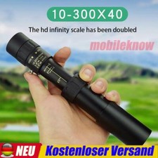4K 10-300X40mm HD Monokular Fernglas Fokus Optik Zoom Objektiv Fernrohr Teleskop