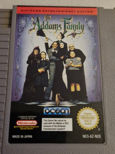 Nintendo nes spiel addams - nes,
