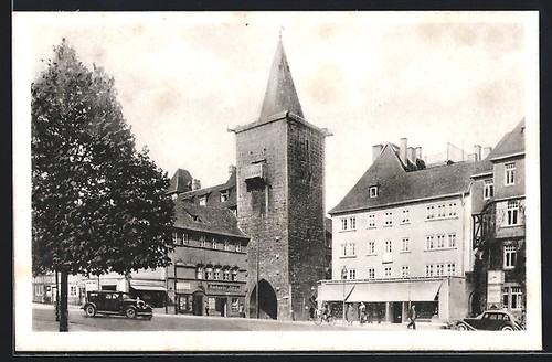 Ansichtskarte jena geschäfte - ansichtskarte,