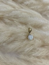 585 Gold Anhänger mit Opal.Gelbgold.Neuer Opalanhänger+Etikett.14kt Gold Anhänge