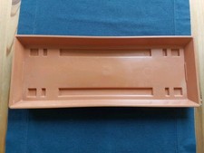 Blumenkastenuntersetzer Geli Plastik  Terracotta ca. 39x15cm