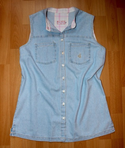 Weste jeansweste blau - jeansweste,